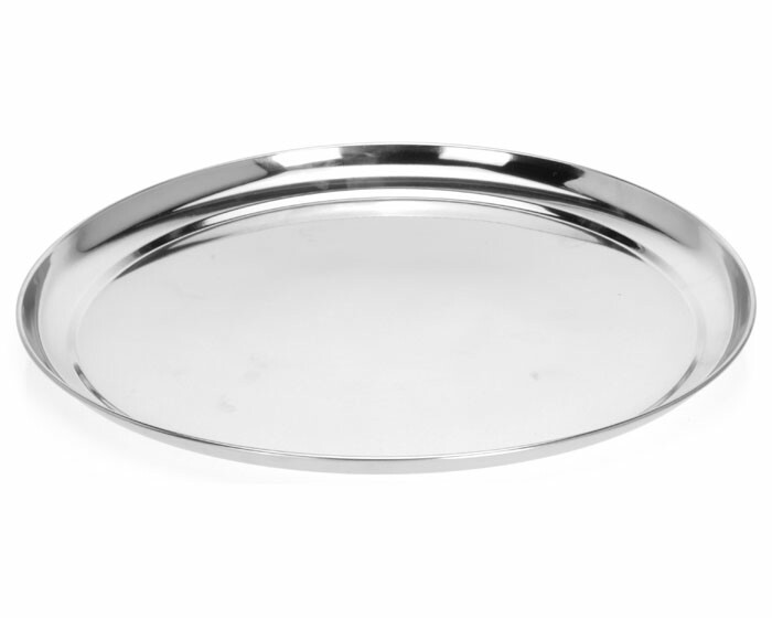 Dienblad Rond RVS (33cm) afbeelding