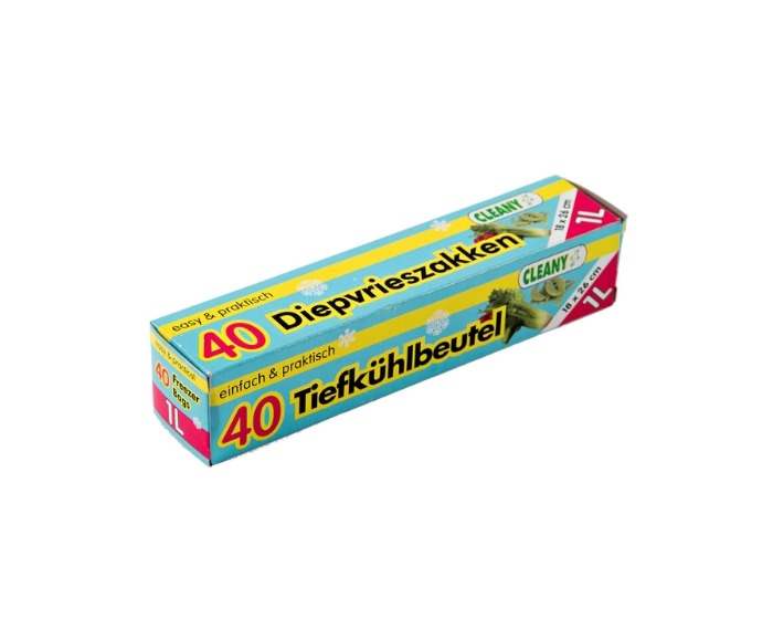 Diepvrieszakjes Cleany - 1L - 40 stuks afbeelding