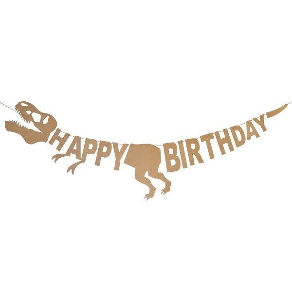 Dino Slinger Happy Birthday Bruin (4m) afbeelding
