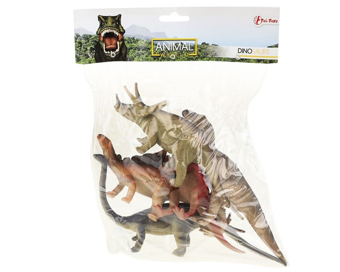 Animal World Dinosaurussen Toi-Toys (5st) afbeelding