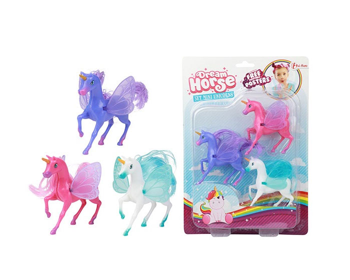 Dream Horse Set Mini Unicorns (3st) afbeelding