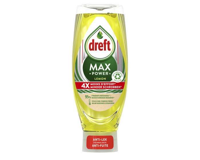 Dreft Max Power Lemon Afwasmiddel (650ml) afbeelding
