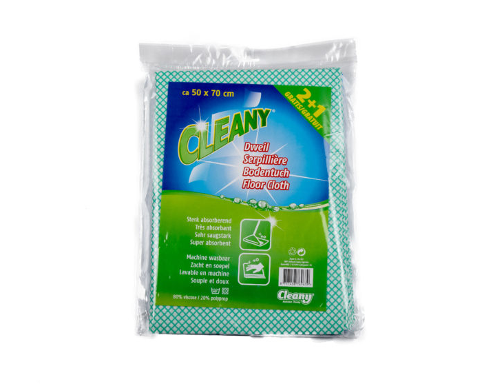 Vloerdoek Cleany type Vileda 50x70cm (3st) afbeelding
