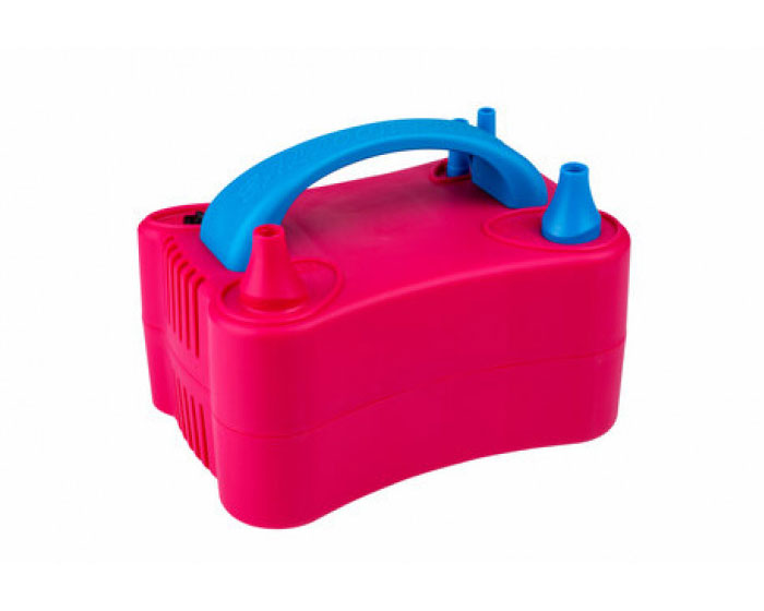 Elektrische Ballonpomp Roze Dubbel 220-240V afbeelding