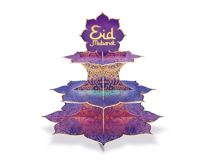 Etagere 3-laags Eid Mubarak afbeelding