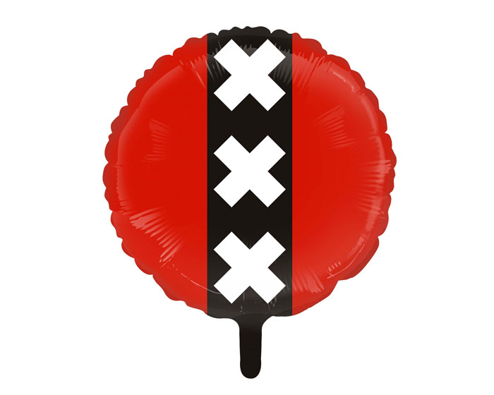 Folieballon Amsterdam (46cm) afbeelding