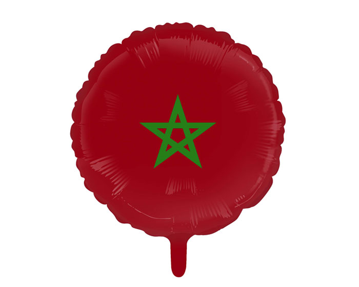 Folieballon Marokko (46cm) afbeelding