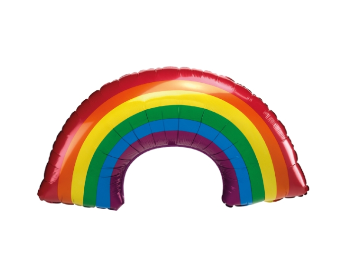 Folieballon Regenboog (49cm) afbeelding