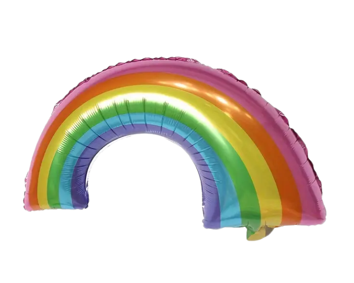 Folieballon Regenboog - 82x54cm afbeelding