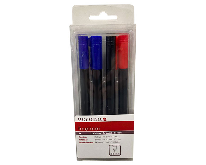 Fineliners Verona (4st) afbeelding