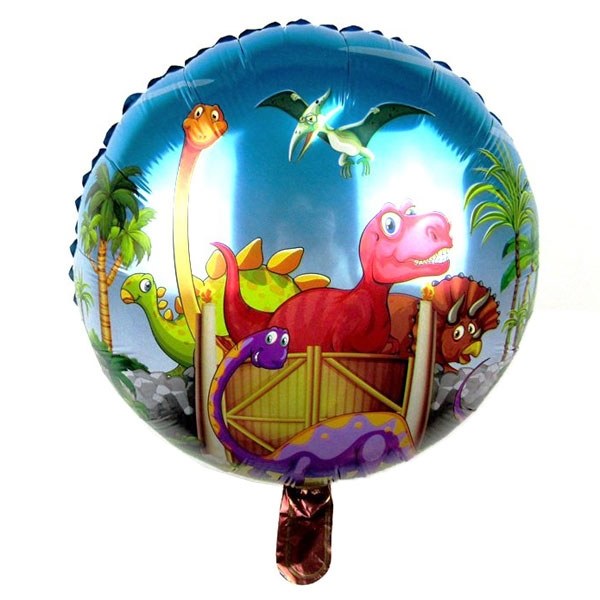 Folieballon Dinosaurus Rond afbeelding