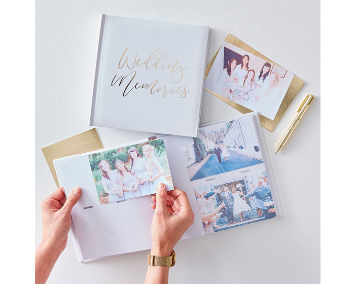 * Fotoalbum Wedding Memories Ginger Ray afbeelding