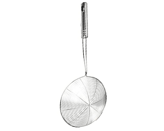 Frituurspaan Groot RVS (17cm) afbeelding