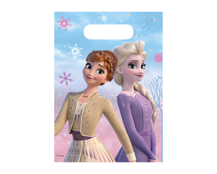 Uitdeelzakjes Frozen 2 - 6 stuks afbeelding
