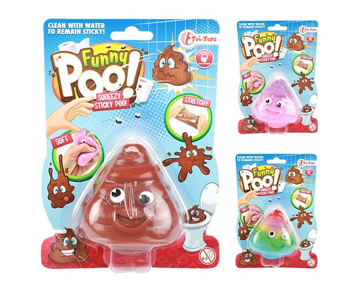 Kleverige Lachende Drol Funny Poo! afbeelding