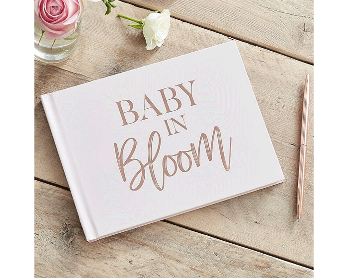 * Babyshower Gastenboek Baby in Bloom Ginger Ray afbeelding
