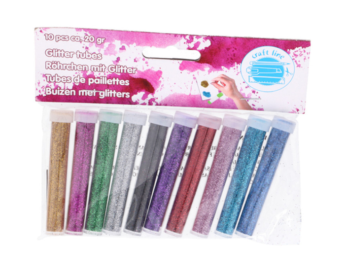 Glittertubes (10st) afbeelding