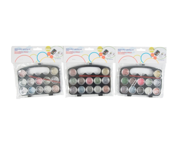 Glitterverfset met Penseel afbeelding
