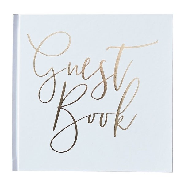 Ginger Ray Gastenboek Metallic Goud afbeelding