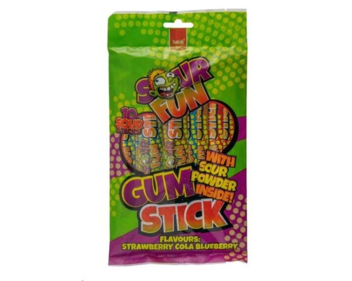 Sour Fun Gum Stick Funlab (10st) afbeelding