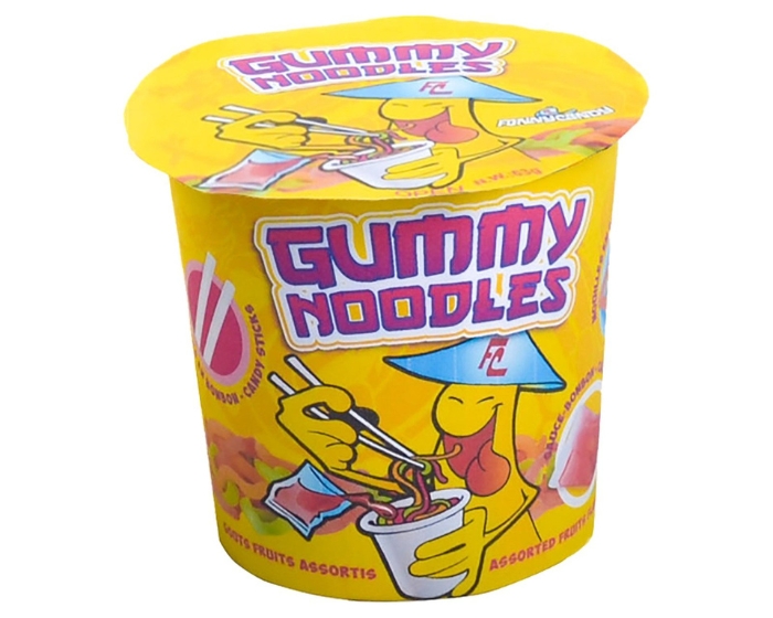 Gummy Noodles Cup Funny Candy - 63 gram afbeelding