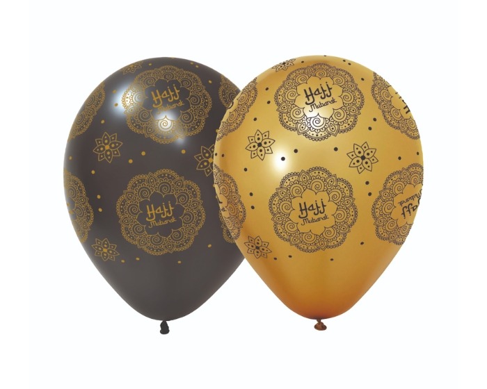 Ballonnen Hajj Mubarak - 30cm - 6 stuks afbeelding