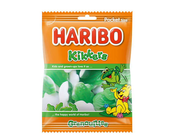 Haribo Kikkers 185gr afbeelding