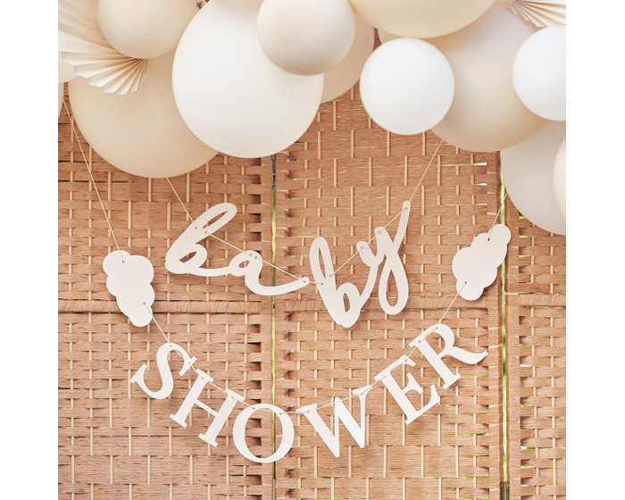 Slinger Babyshower Wolkjes Ginger Ray afbeelding