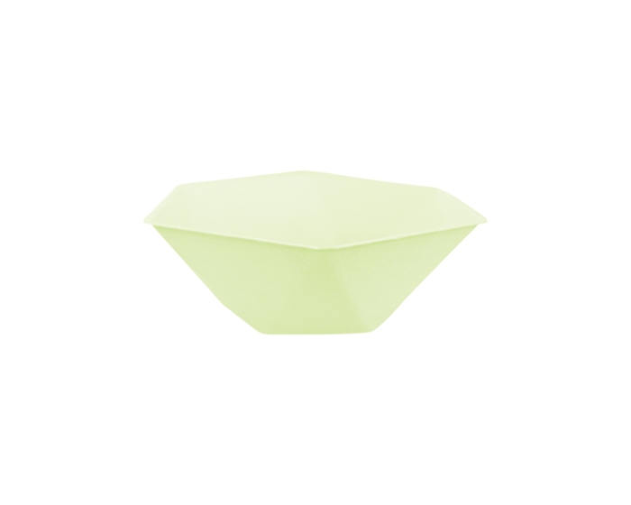 Hexagon Kommen Groen 14,8cm (6st) afbeelding