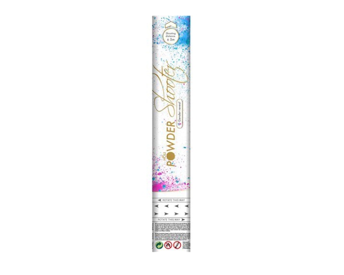 Holi Powder Shooter Gender Reveal Blauw afbeelding