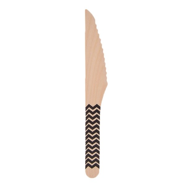 Houten Messen Zwart (10st) afbeelding