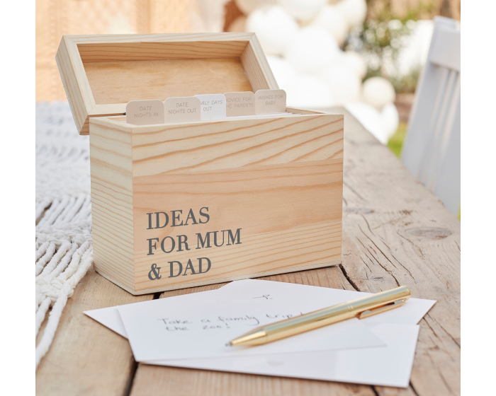 Houten Box Date Ideas for Mum&Dad Ginger Ray afbeelding