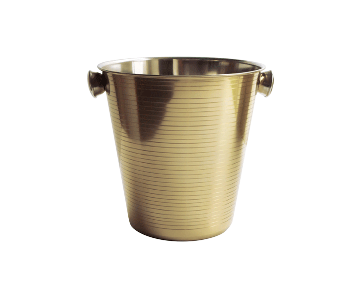 Champagnekoeler met handvat Shiny Goud afbeelding