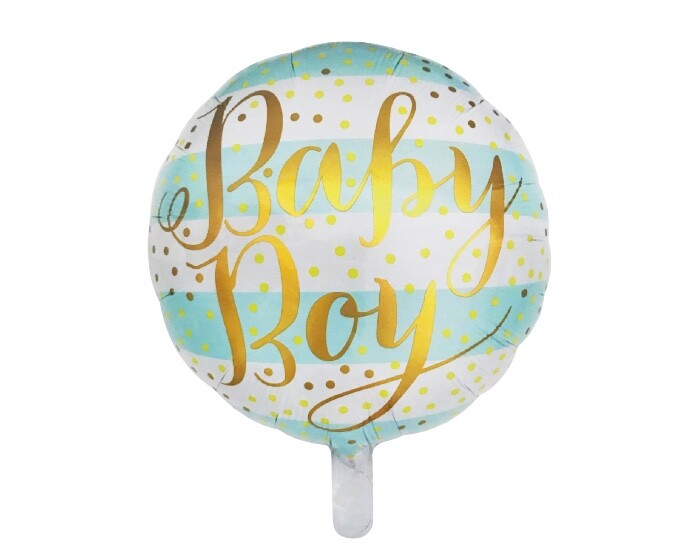 Folieballon Baby Boy Stripes&Dots afbeelding