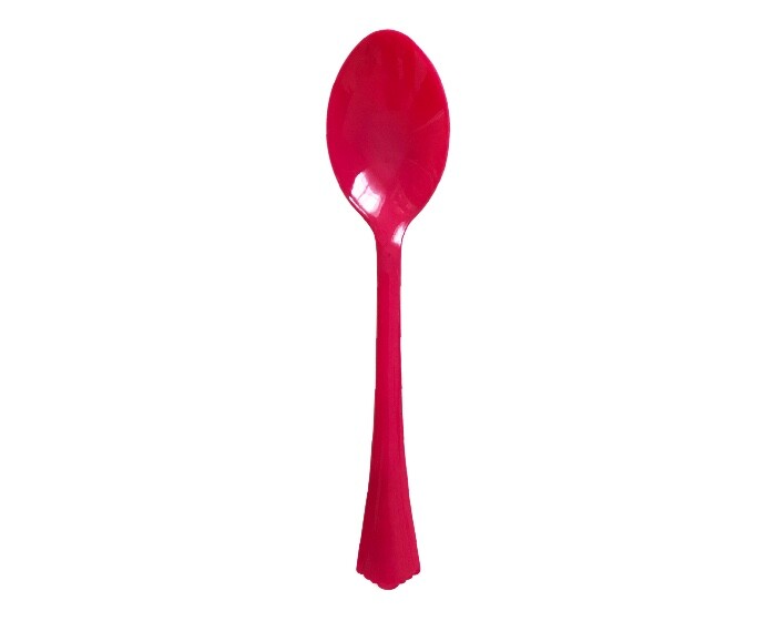 Plastic Lepels Fuchsia (20st) afbeelding