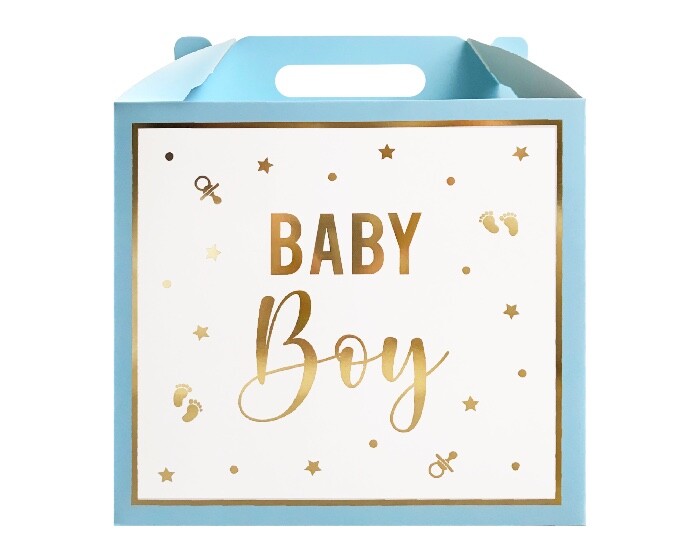 Cadeaudoos Baby Boy 12cm (3st) afbeelding