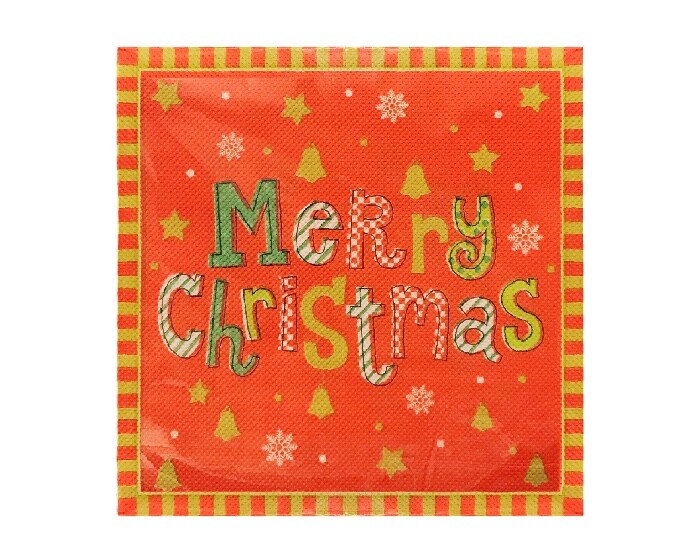 Servetten Merry Christmas (20st) afbeelding