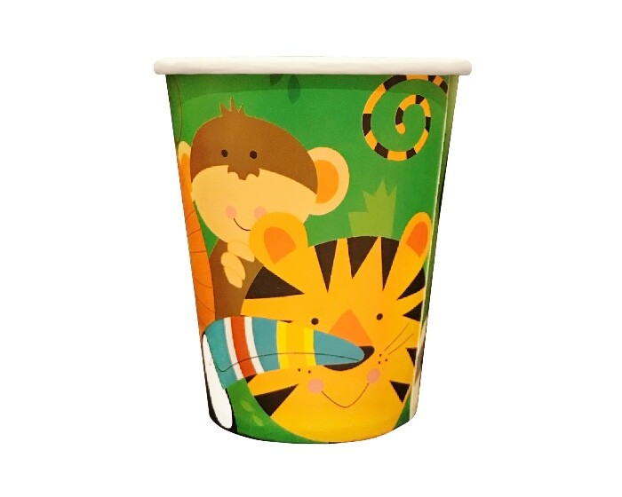 Bekers - Jungle Dieren- 8 stuks afbeelding