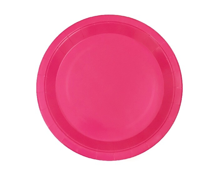 Kartonnen Bordjes Fuchsia - 18cm - 20 stuks afbeelding