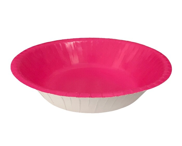Kartonnen Kommen 18cm Fuchsia (20st) afbeelding