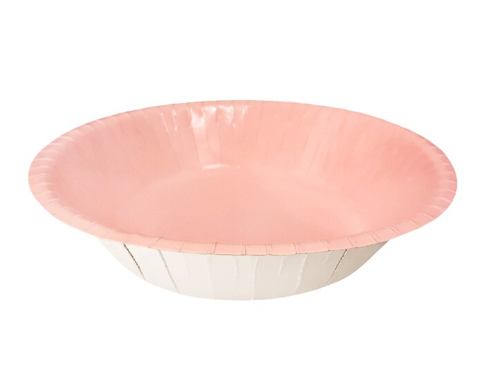 Kartonnen Kommen 18cm Roze (20st) afbeelding