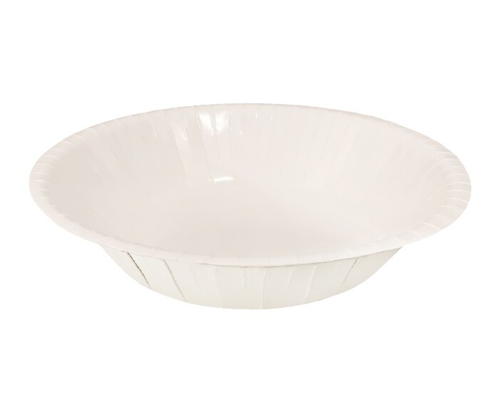 Kartonnen Kommen 18cm Wit (20st) afbeelding