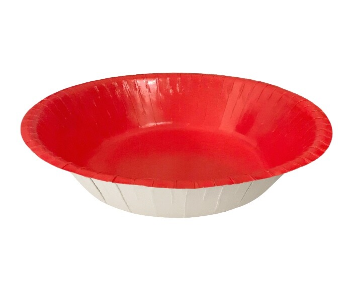 Kartonnen Kommen 18cm Rood (20st) afbeelding