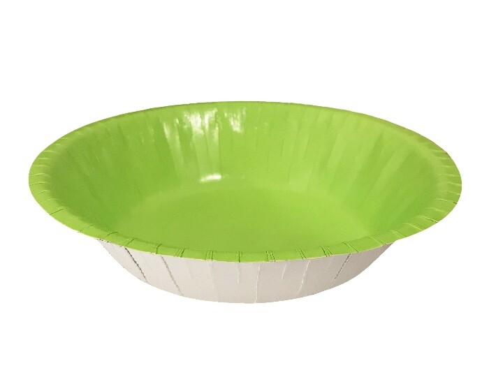 Kartonnen Kommen 18cm Groen (20st) afbeelding