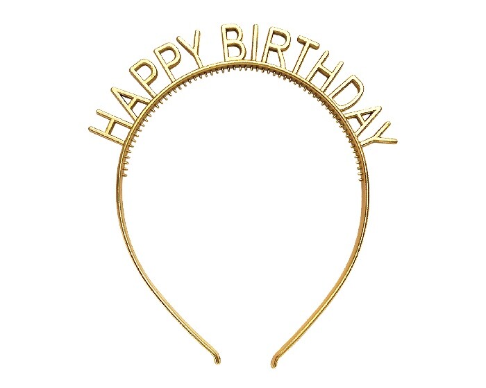 Diadeem HAPPY BIRTHDAY Goud afbeelding