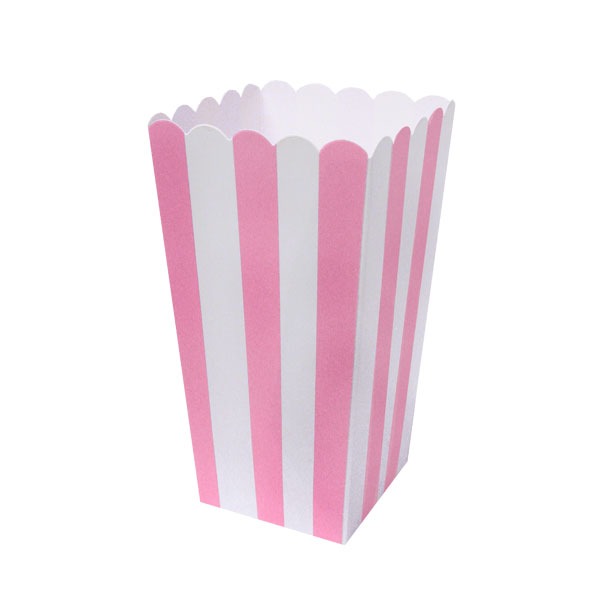 Popcornbak Roze (6st) afbeelding