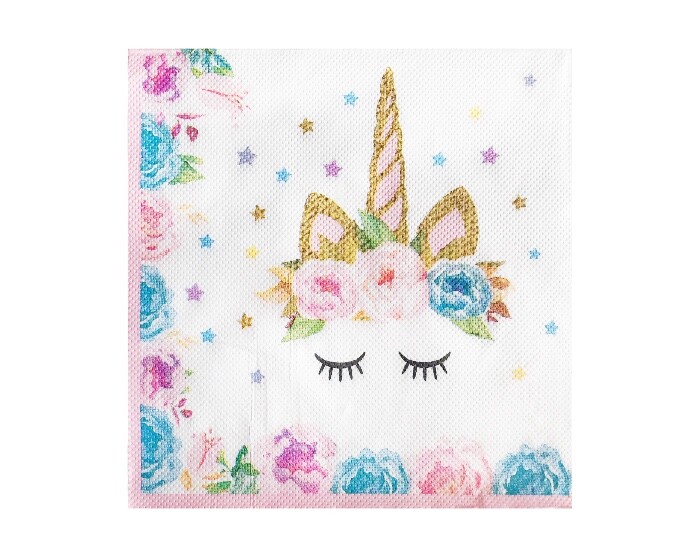 Servetten Unicorn Wimpers (20st) afbeelding
