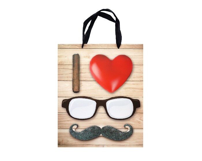 Cadeautas Gentleman (26x32x10cm) afbeelding