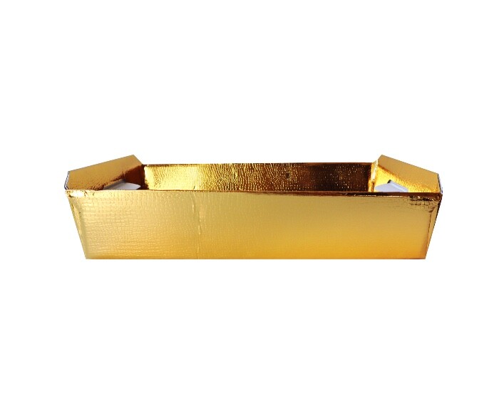 Dienblad Opvouwbaar Metallic Goud  (30x39x8,5cm) afbeelding