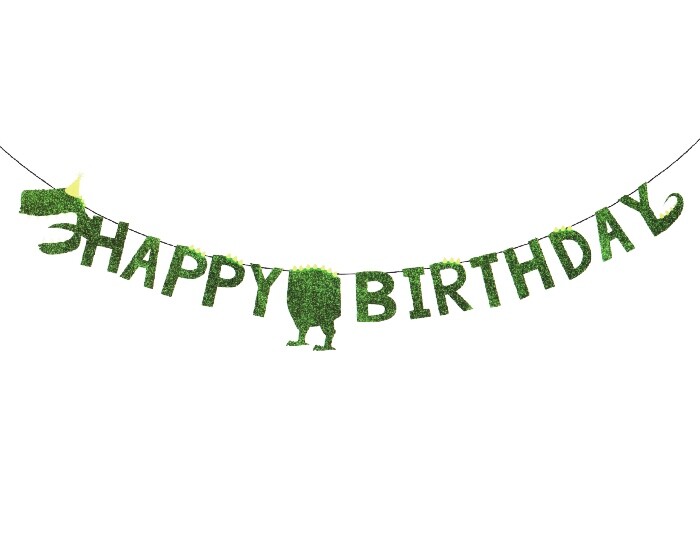 Dino Slinger Happy Birthday Groen (4m) afbeelding